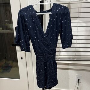 O'Neill Navy Blue Jumpsuit with White Dots